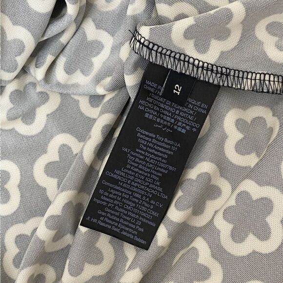 Tory Burch floral-print midi shirtdress size 12 - Picture 10 of 10